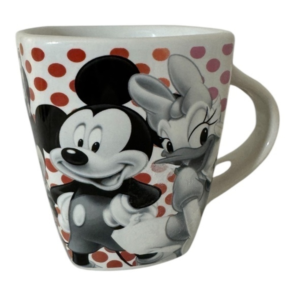 Disney Mug Jerry Leigh Artwork Mickey Mouse No Stir Spoon